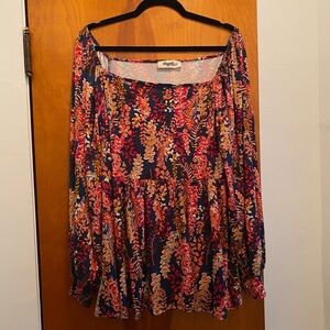 Haptics by Holly Harper Off-Shoulder Floral Top